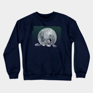 Skiing Freestyle - Green Hue Crewneck Sweatshirt